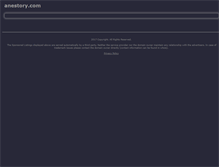 Tablet Screenshot of anestory.com